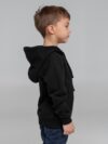 Худи детское Kirenga Kids 2.0, черное с логотипом СПб - фото № 6