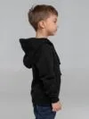 Худи детское Kirenga Kids 2.0, черное с логотипом СПб - фото № 6