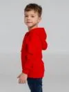 Худи детское Kirenga Kids 2.0, красное с логотипом СПб - фото № 6