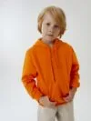 Худи детское Kirenga Kids 2.0, оранжевое с логотипом СПб - фото № 6