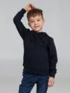 Худи детское Kirenga Kids 2.0, темно-синее с логотипом СПб - фото № 5