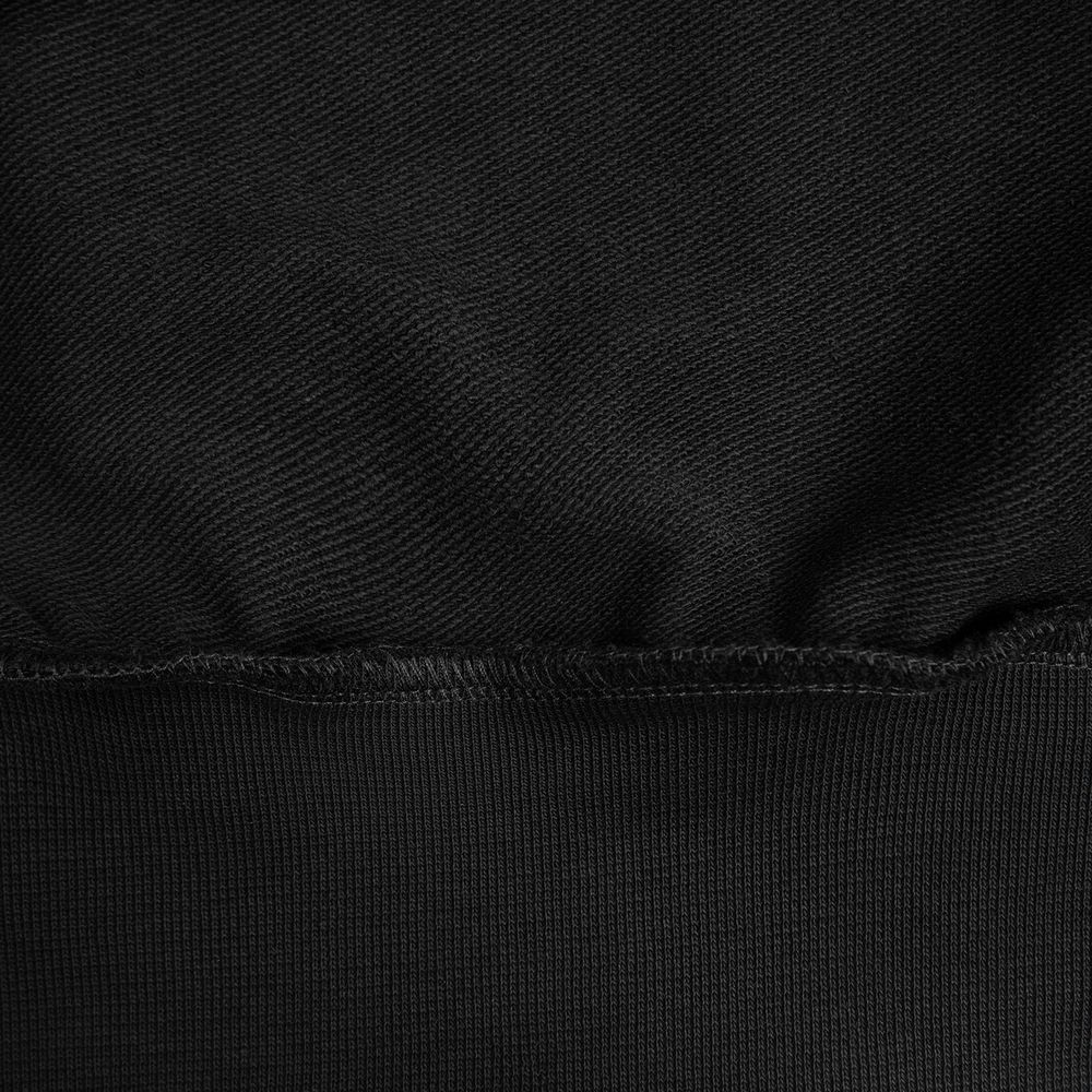 Худи унисекс с карманом на груди Chest Pocket, черное с логотипом СПб - фото № 6