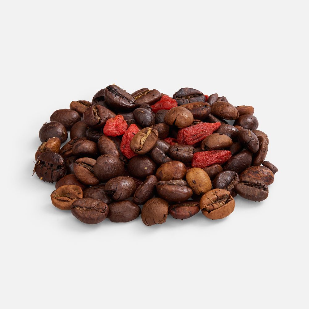 Кофе Coffeedence, мини, с ягодами годжи с логотипом СПб - фото № 3