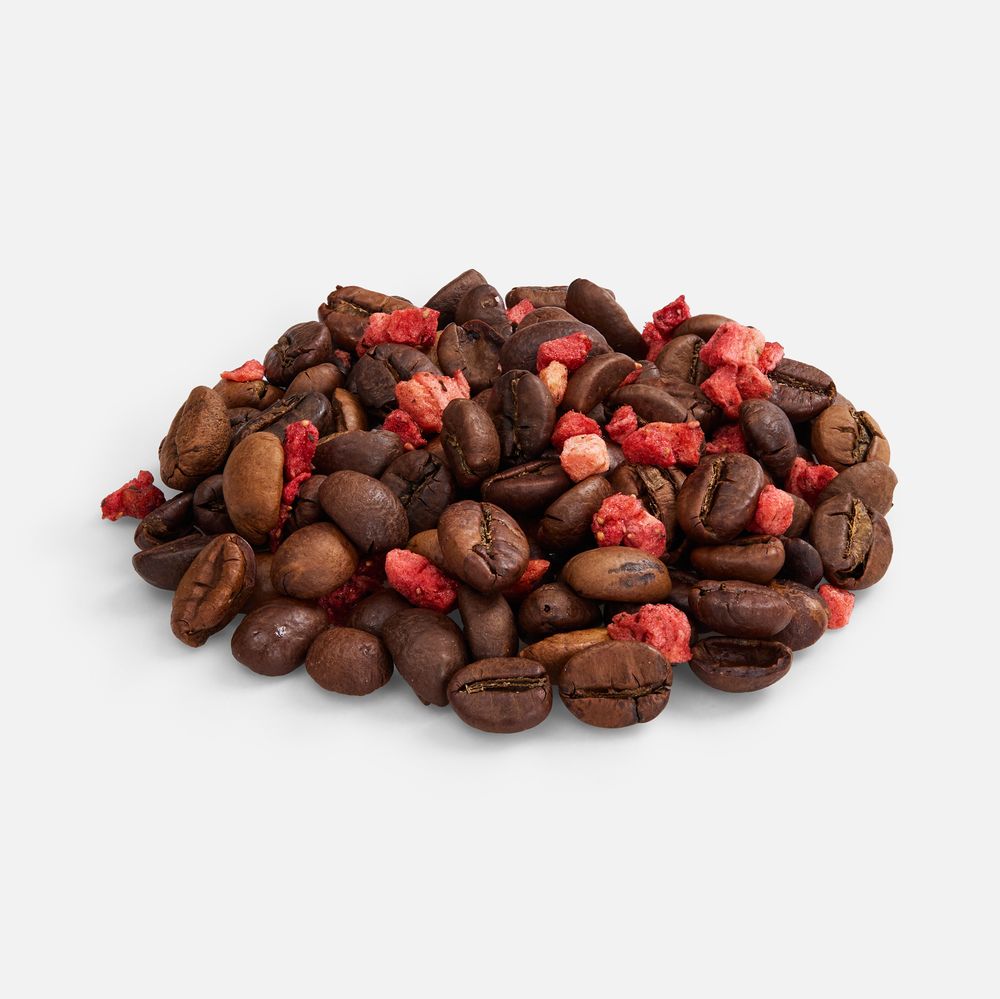 Кофе в зернах Coffeedence, с клубникой с логотипом СПб - фото № 3