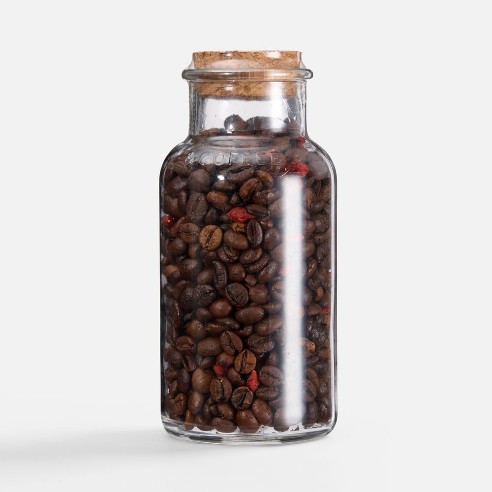 Кофе в зернах Coffeedence, с ягодами годжи с логотипом СПб - фото № 1