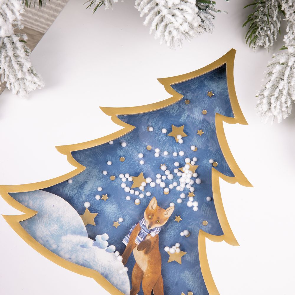 Коробка Christmas Tree, L с логотипом СПб - фото № 3
