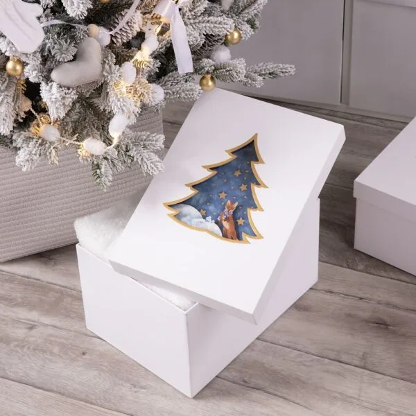 Коробка Christmas Tree, L с логотипом СПб - фото № 1