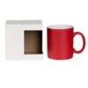 Коробка для кружки с окном Cupcase, белая с логотипом СПб - фото № 3