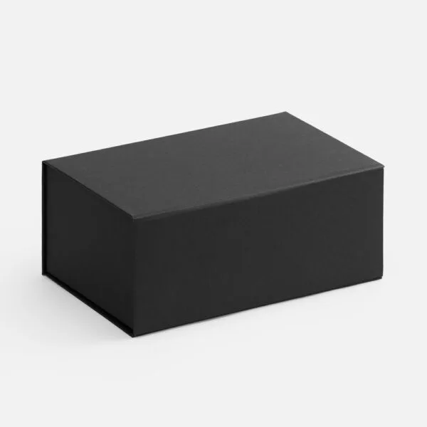 Коробка LumiBox, черная (noir) с логотипом СПб - фото № 1