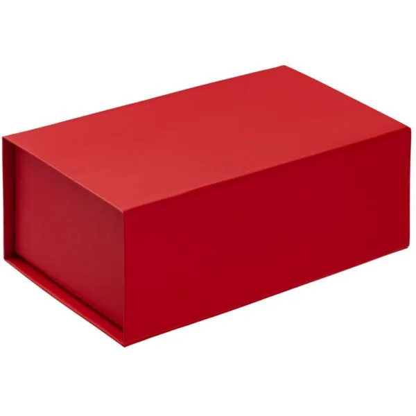 Коробка LumiBox, красная с логотипом СПб - фото № 1
