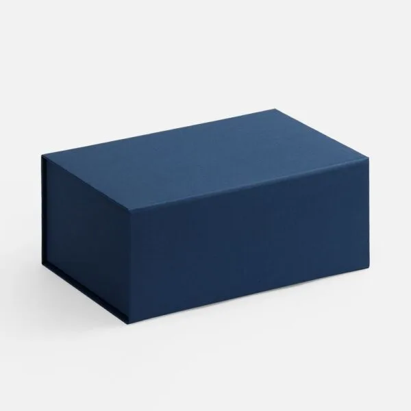 Коробка LumiBox, синяя (noble) с логотипом СПб - фото № 1