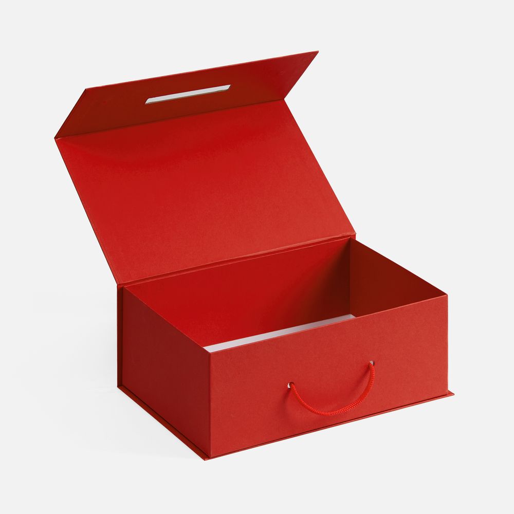 Коробка New Case, красная с логотипом СПб - фото № 2
