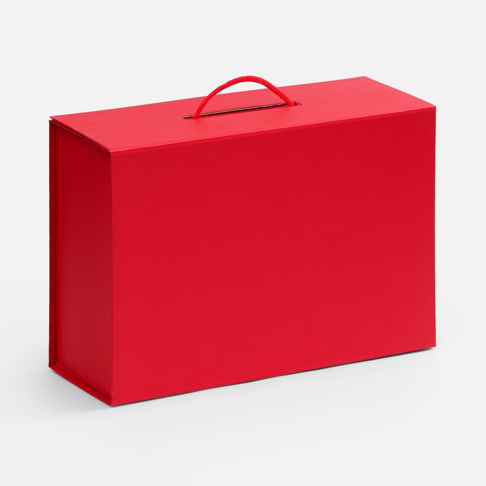 Коробка складная New Case Fold, красная с логотипом СПб - фото № 2