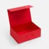 Коробка складная New Case Fold, красная с логотипом СПб - фото № 3