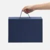 Коробка складная New Case Fold, темно-синяя с логотипом СПб - фото № 6