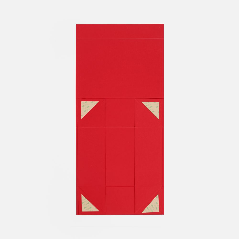Коробка складная Quadra Fold, красная с логотипом СПб - фото № 6