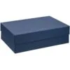 Коробка Storeville, большая, темно-синяя с логотипом СПб - фото № 1