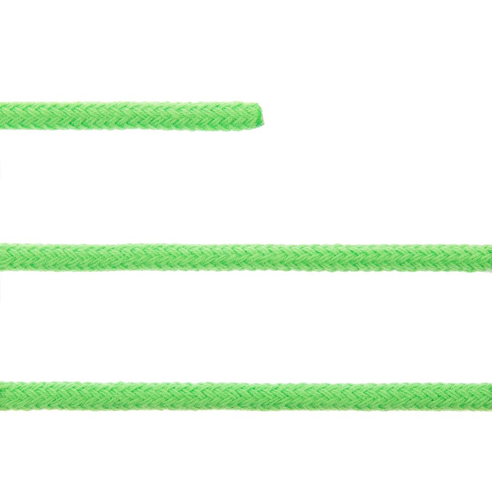 Круглый шнур Lasso L, зеленый неон, 150 см с логотипом СПб - фото № 2