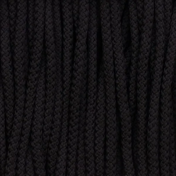 Круглый шнур Lasso S, черный, 40 см с логотипом СПб - фото № 1