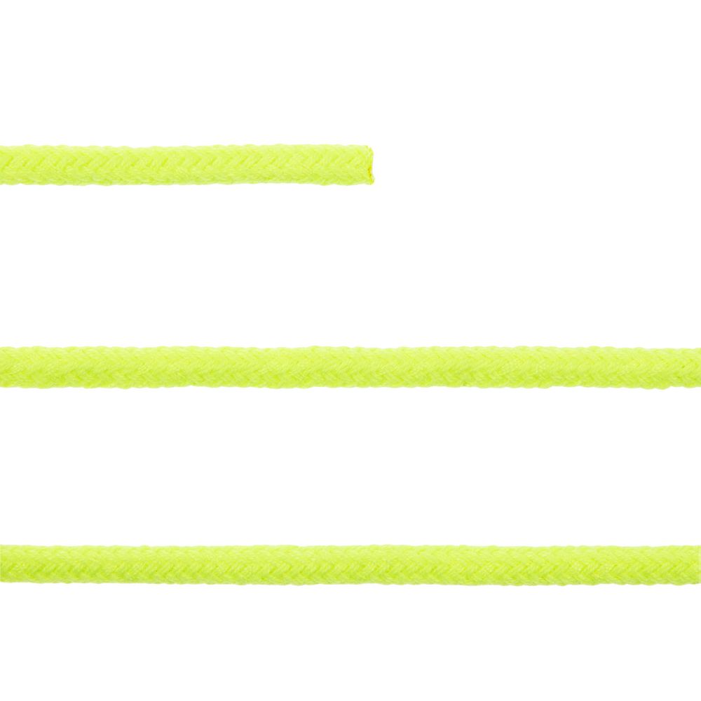 Круглый шнур Lasso XL, желтый неон, 200 см с логотипом СПб - фото № 2