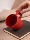Кружка Eastpresso, красная с логотипом СПб - фото № 6