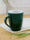 Кружка Good Morning, зеленая с логотипом СПб - фото № 5