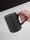 Кружка Mugful, темно-серая (графитовая) с логотипом СПб - фото № 6
