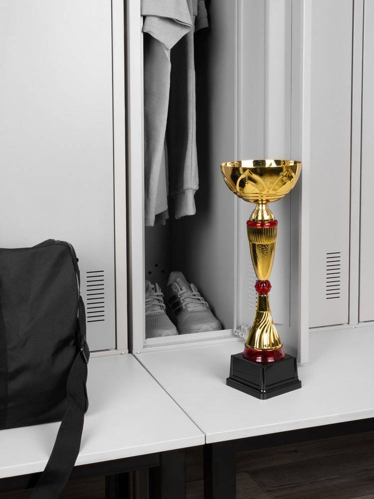 Кубок Awardee, большой, красный с логотипом СПб - фото № 5