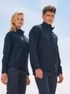 Куртка женская на молнии Roxy 340, серый меланж с логотипом СПб - фото № 5
