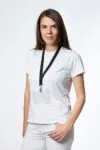Лента для бейджа Neckband, черная с логотипом СПб - фото № 4