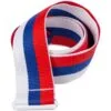 Лента для медали с пряжкой Ribbon, триколор с логотипом СПб - фото № 2