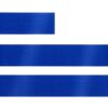 Лента сатиновая Satin 20 M, синяя, 100 см с логотипом СПб - фото № 2