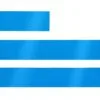 Лента сатиновая Satin 20 XL, голубая, 200 см с логотипом СПб - фото № 2