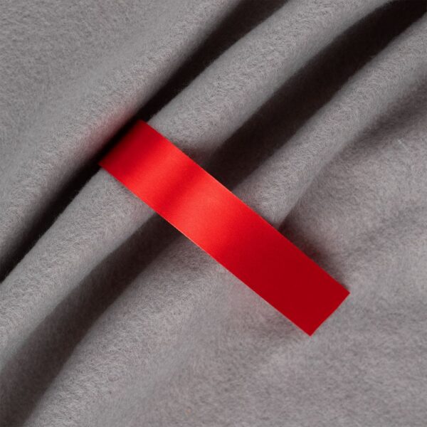 Лента сатиновая Satin 20 XXL, красная, 210 см с логотипом СПб - фото № 1