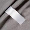 Лента сатиновая Satin 35 М, белая, 70 см с логотипом СПб - фото № 1