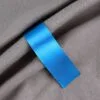 Лента сатиновая Satin 35 XXL, голубая, 250 см с логотипом СПб - фото № 1