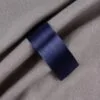 Лента сатиновая Satin 35 XXL, темно-синяя, 250 см с логотипом СПб - фото № 1