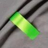 Лента сатиновая Satin 35 XXL, зеленый неон, 230 см с логотипом СПб - фото № 1