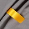 Лента сатиновая Satin 35 XXL, желтая, 240 см с логотипом СПб - фото № 1