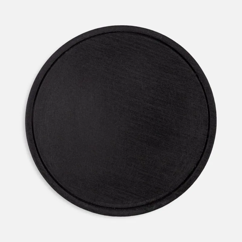 Лейбл из ПВХ Dzeta Round, L, черный