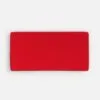 Лейбл Listra Soft Touch, XS, красный с логотипом СПб - фото № 1