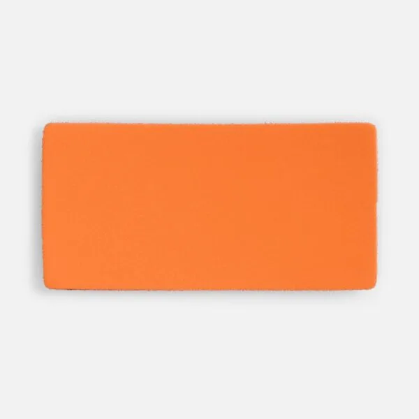 Лейбл Listra Soft Touch, XS, оранжевый с логотипом СПб - фото № 1