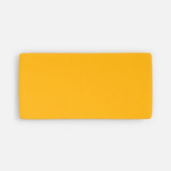 Лейбл Listra Soft Touch, XS, желтый с логотипом СПб - фото № 1