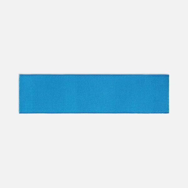 Лейбл тканевый Epsilon, S, голубой с логотипом СПб - фото № 1