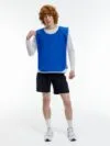 Манишка Member, синяя с белым с логотипом СПб - фото № 4