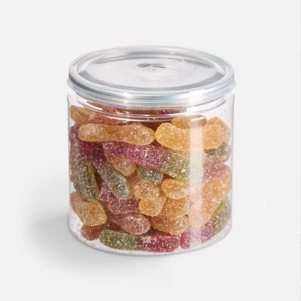 Мармелад жевательный Jelly Sweets, змейки в кислой посыпке с логотипом СПб - фото № 1