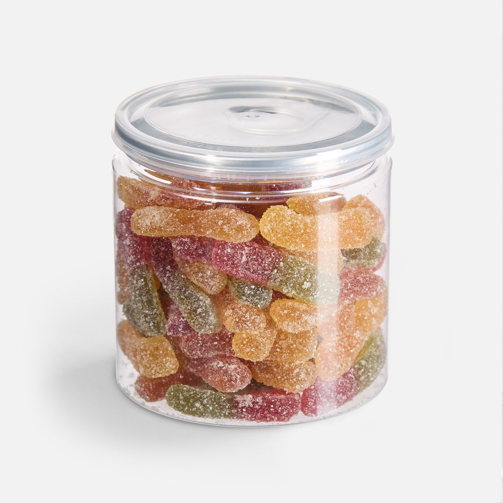 Мармелад жевательный Jelly Sweets, змейки в кислой посыпке с логотипом СПб - фото № 1