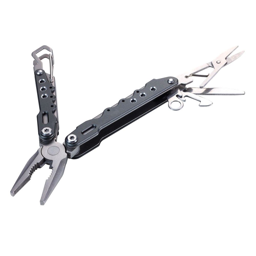 Мини-мультитул Working Tool, серый с логотипом СПб - фото № 1