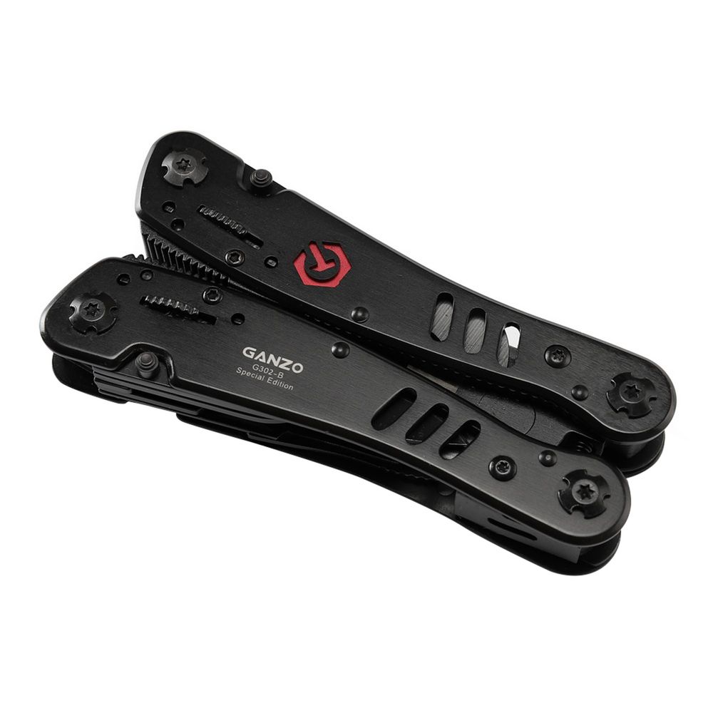Мультитул Ganzo G302, черный с логотипом СПб - фото № 5