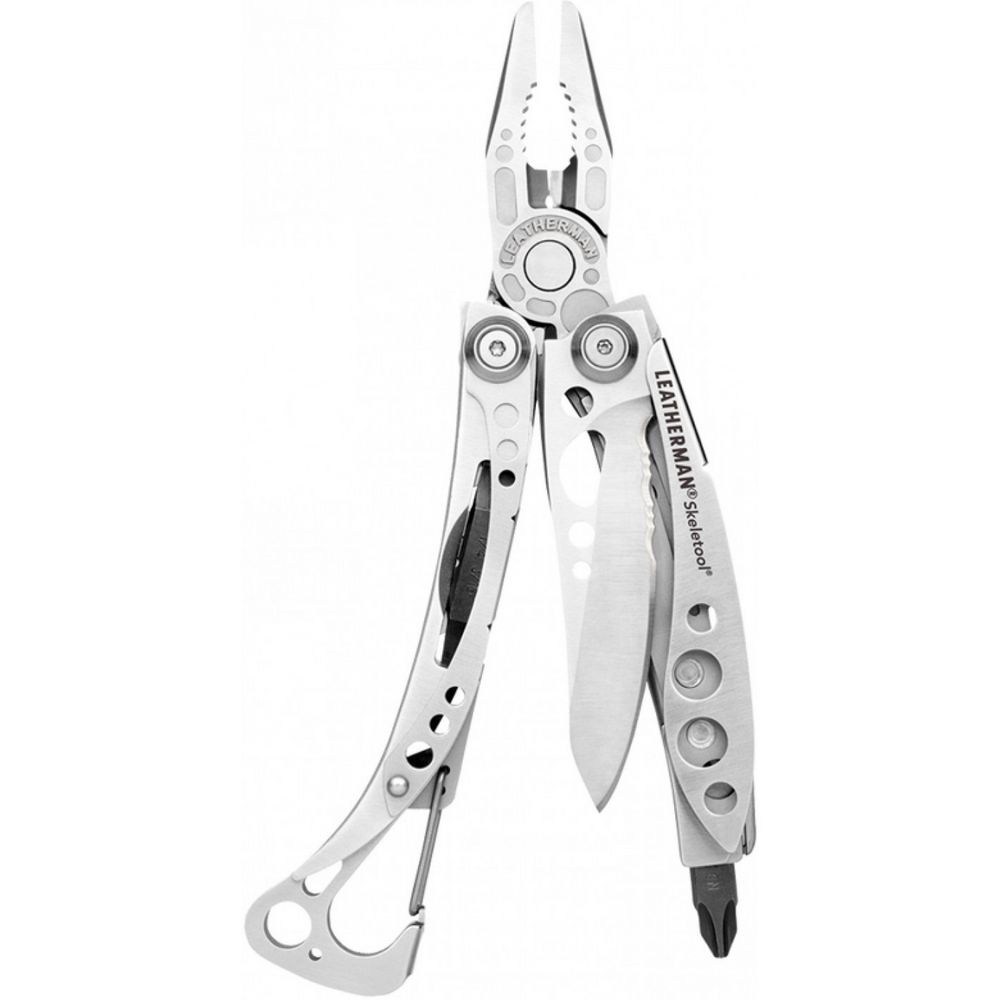 Мультитул Skeletool, серебристый с логотипом СПб - фото № 1